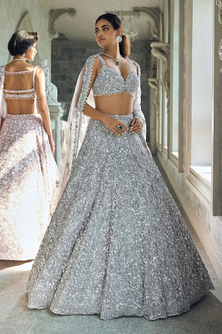 Seema Gujral Sequin Embellished Lehenga Set 