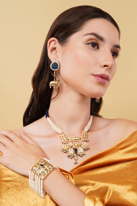 Dugran By Dugristyle Gold-Plated Aabshar Bracelet 