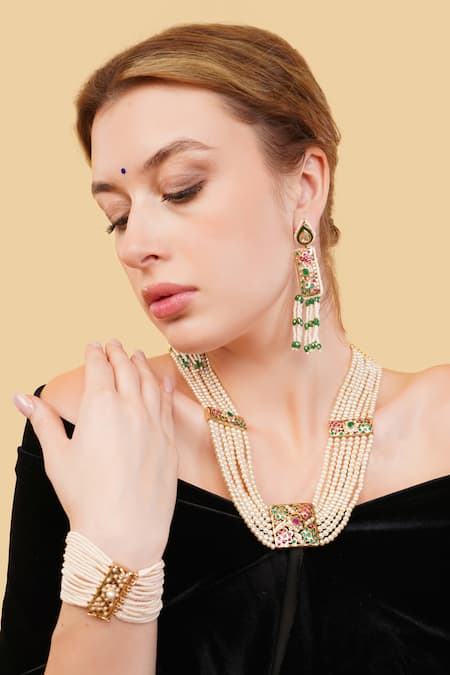 Dugran By Dugristyle Gold-Plated Mehraab Bracelet 