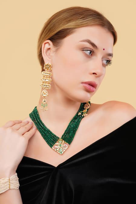 Dugran By Dugristyle Gulzar Haar Multi Strand Necklace 