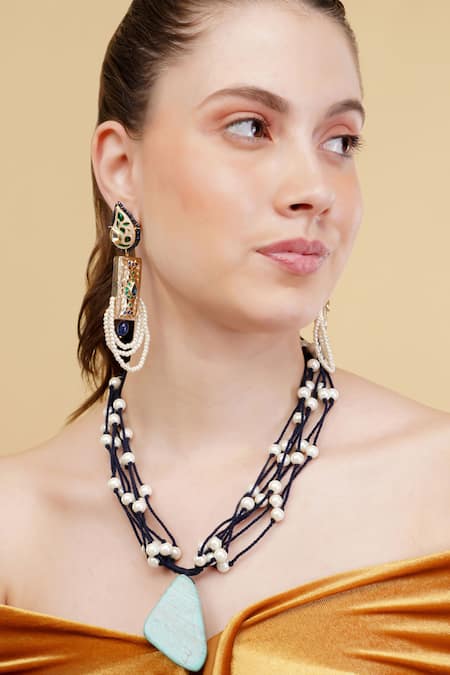 Dugran By Dugristyle Gold-Plated Pendant Necklace  
