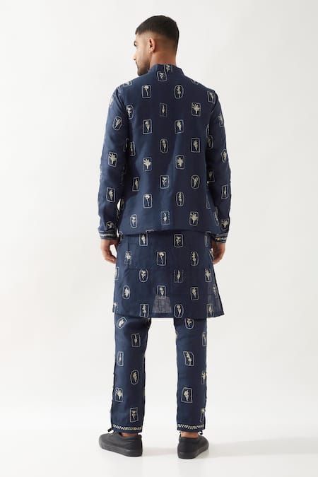 Son Of A Noble Snob Navy Madox Stamp Bundi Set 