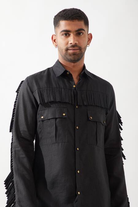 Buy Son Of A Noble Snob Black Linen Eros Kurta Set Buy_Son Of A Noble Snob_Black Linen Eros Kurta Set