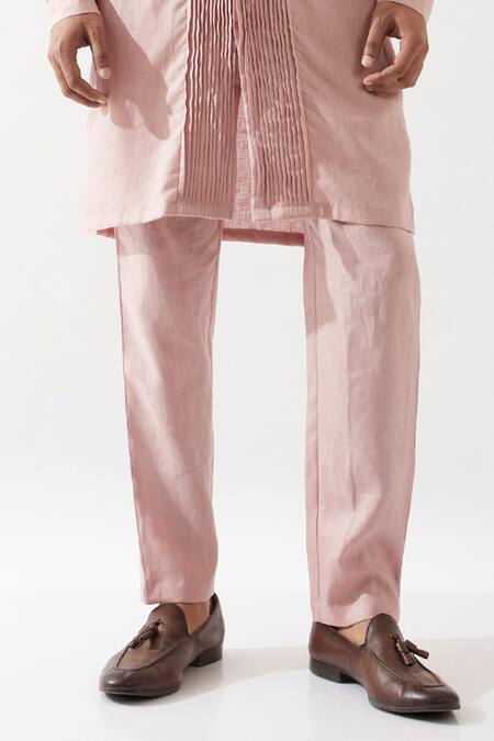 Buy Son Of A Noble Snob Pink Linen Gill Kurta Set Online at Aza Fashions Buy_Son Of A Noble Snob_Pink Linen Gill Kurta Set _Online_at_Aza_Fashions