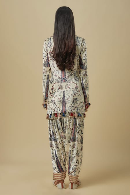 Payal Singhal Designer Velvet Kurta Set with Dupatta 