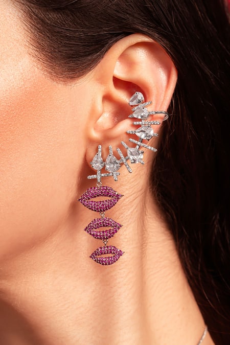 Opalina Soulful Jewellery Claret Kiss Earcuff 