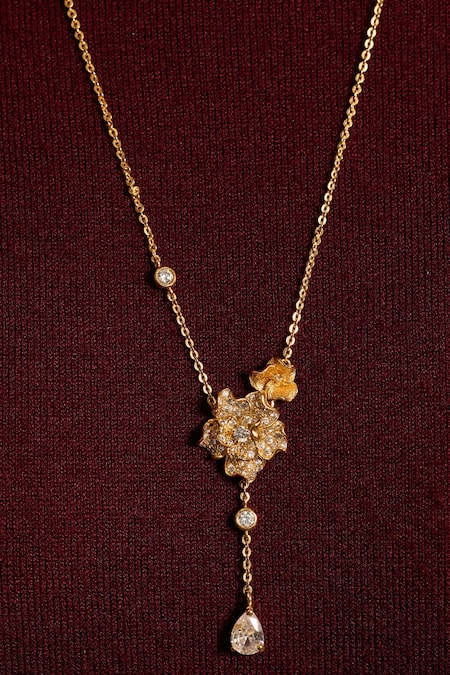 Opalina Soulful Jewellery Fiorenza Gold Plated Necklace 