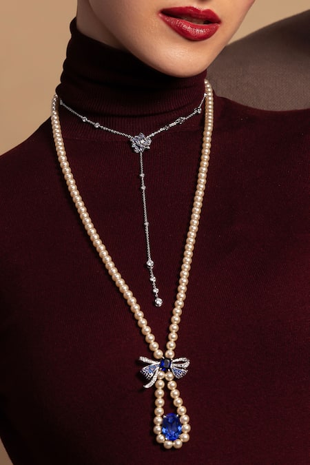 Opalina Soulful Jewellery Ribbon Luxe Necklace 