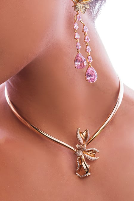 Opalina Soulful Jewellery Blossom Choker Necklace 