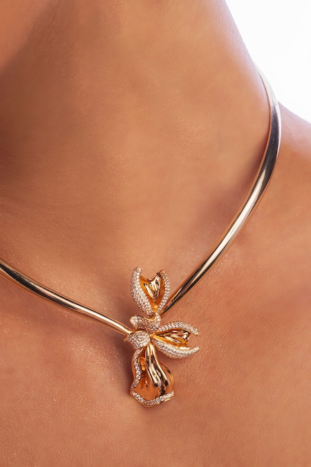 Opalina Soulful Jewellery Blossom Choker Necklace 