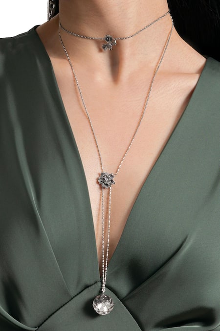 Opalina Soulful Jewellery Belora Rose Long Necklace 