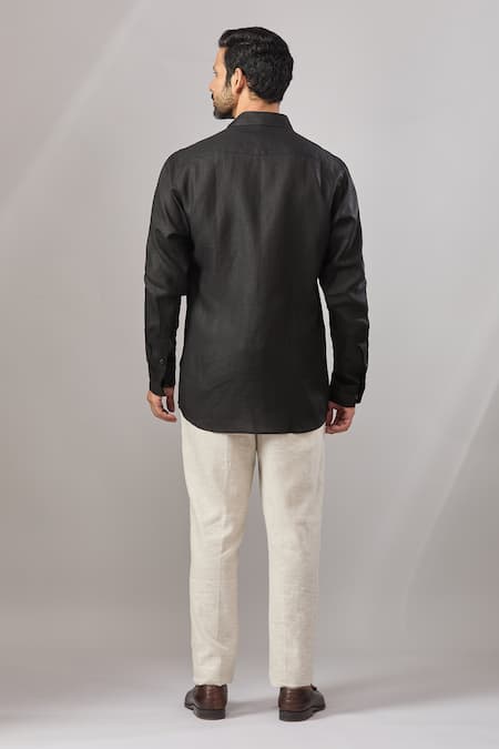 Aariyana Couture Placement Embroidered Casual Shirt 