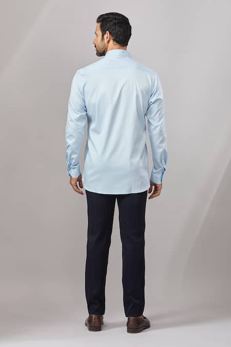 Aariyana Couture Thread Placement Embroidered Shirt 