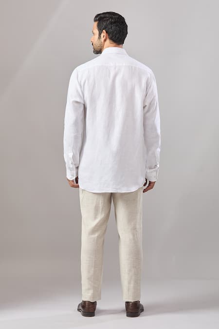 Aariyana Couture Horse Placement Embroidered Casual Shirt 