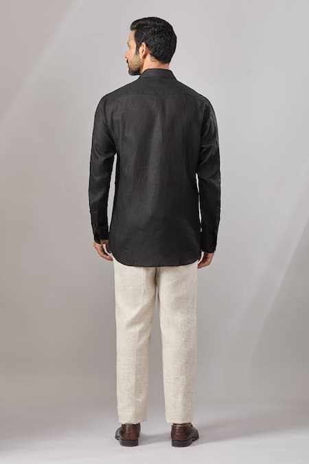 Aariyana Couture Horse Pony Embroidered Casual Shirt 