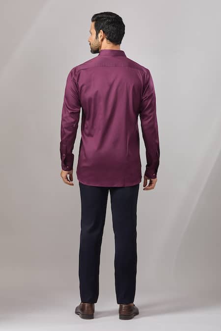 Aariyana Couture Falcon Placement Embroidered Shirt 