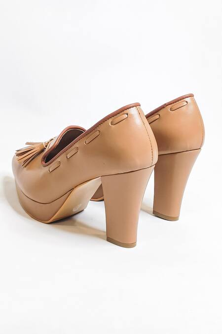 Buy The Alter Beige Tassels Vanessa Oxfords Online at Aza Fashions Buy_The Alter_Beige Tassels Vanessa Oxfords _Online_at_Aza_Fashions