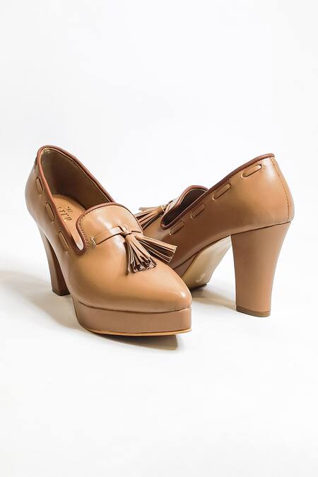 The Alter Beige Tassels Vanessa Oxfords at Aza Fashions The Alter_Beige Tassels Vanessa Oxfords _at_Aza_Fashions