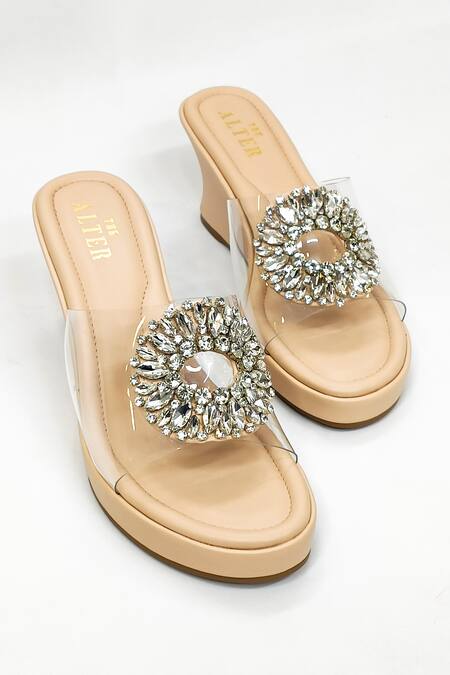 The Alter Clear Embellished Wedges 