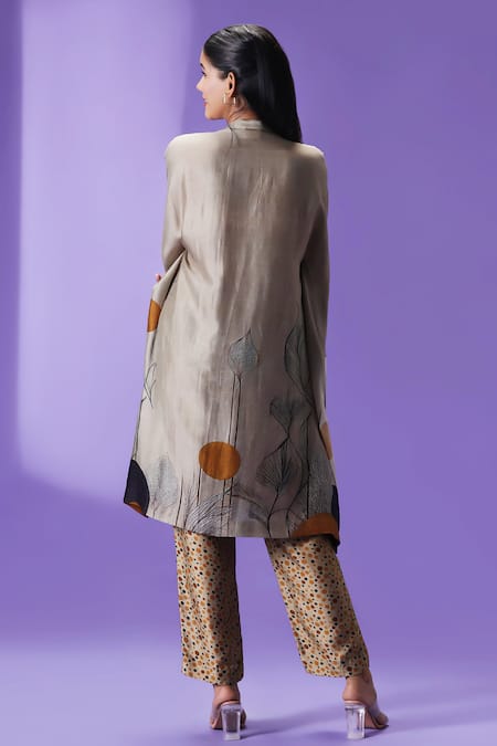 Label Radini Earthern Luxe Kaftan & Pant Set 