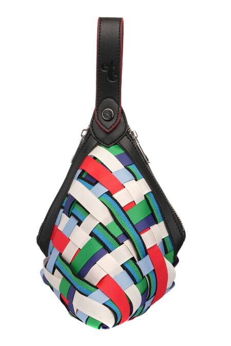 Shop_Etcetera_Multi Color Handcrafted Multicolor Wristlet Bag _Online_at_Aza_Fashions