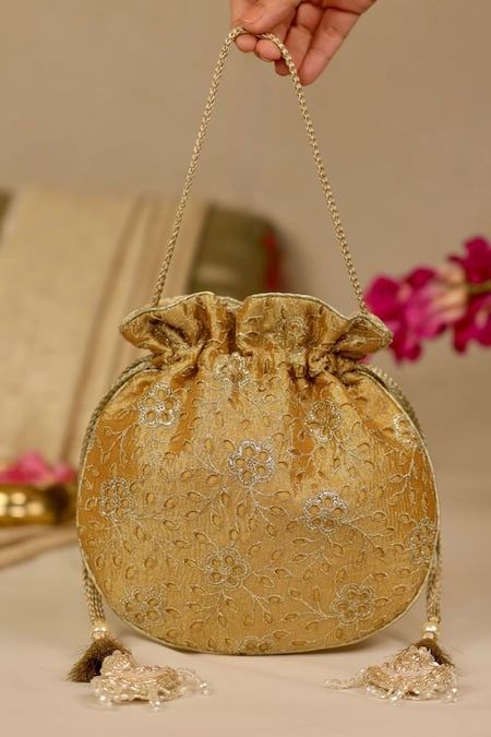 Amyra Tarang Cutwork Potli Bag 