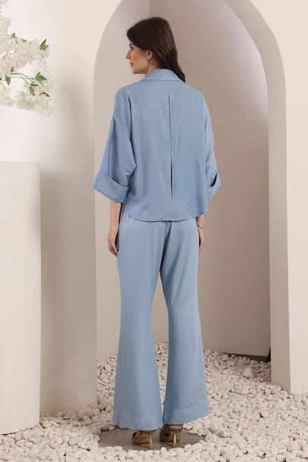 Saaj By Ankita Azure Bloom Co-ord Set 