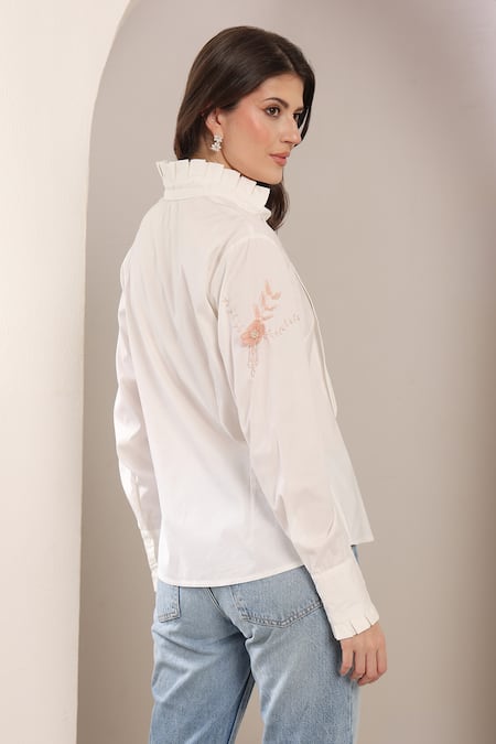 Saaj By Ankita Roseveil Cotton Shirt 