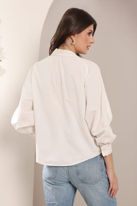Saaj By Ankita Frostbite Linen Shirt 
