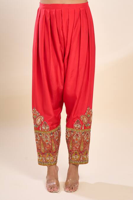 Buy Debyani + CO Mustard Silk Sequins, Embroidery Round Neck Yellow Kurta Set Online at Aza Fashions Buy_Debyani + CO_Mustard Silk Sequins, Embroidery Round Neck Yellow Kurta Set _Online_at_Aza_Fashions