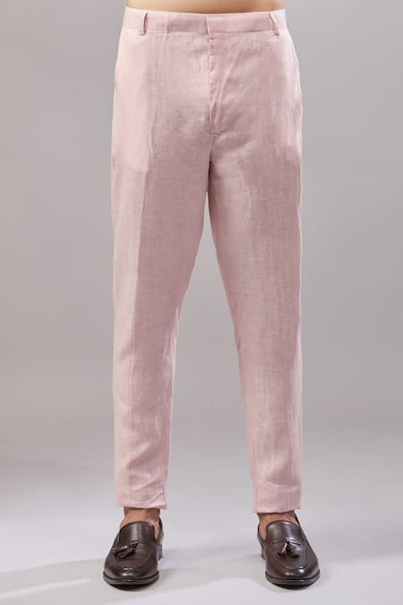 Buy Aariyana Couture Pink Linen Embroidery Placement Bundi And Kurta Set Buy_Aariyana Couture_Pink Linen Embroidery Placement Bundi And Kurta Set