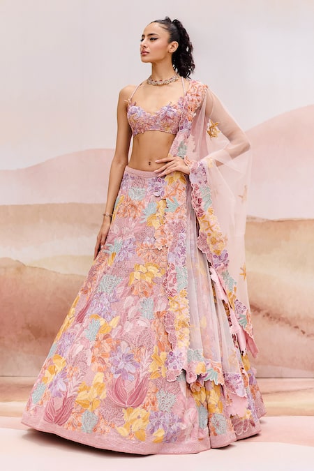 Mishru Freesia Embroidered Lehenga Set 