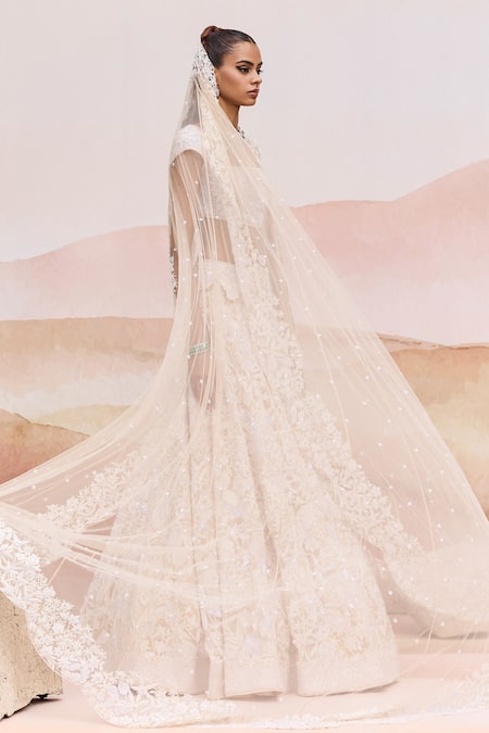 Mishru Itea Organza Bridal Lehenga Set 