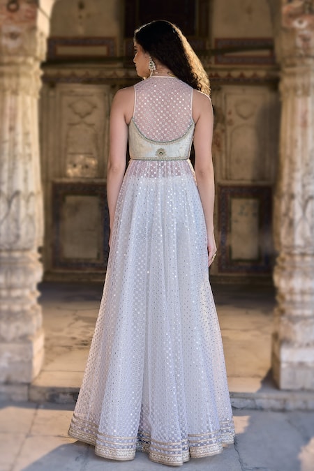 Cedar & Pine Designer Anarkali Set