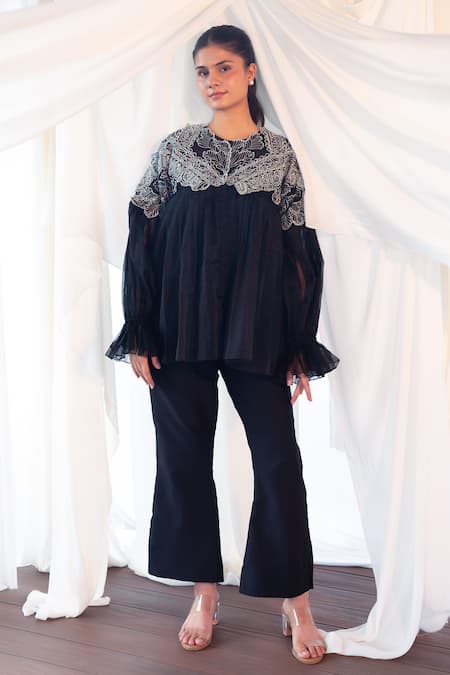 Aanchal Vijaywargi Grace Embroidered Shirt  