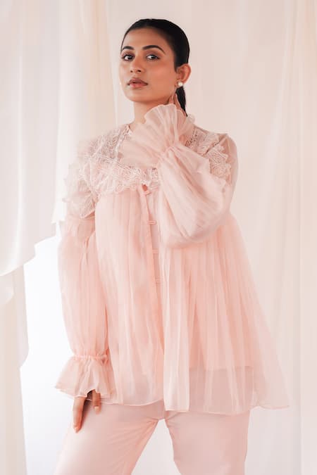 Aanchal Vijaywargi Grace Organza Shirt 