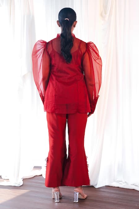 Aanchal Vijaywargi Echo Puff Sleeve Shirt  