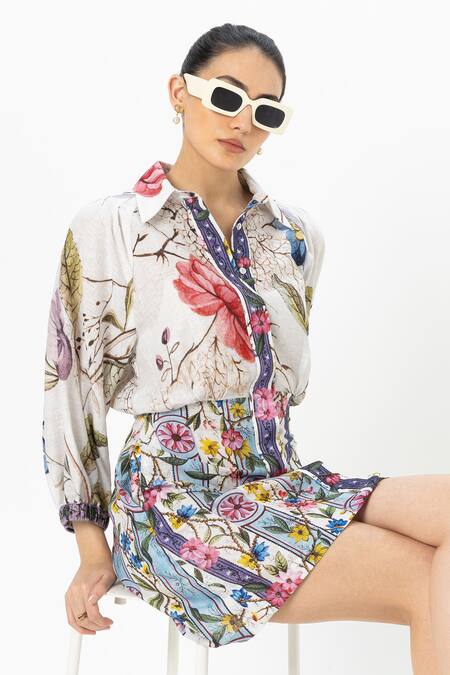 Shop_SOBARIKO_White Linen Collared Alicia Chloe 2 In 1 Dress _Online_at_Aza_Fashions