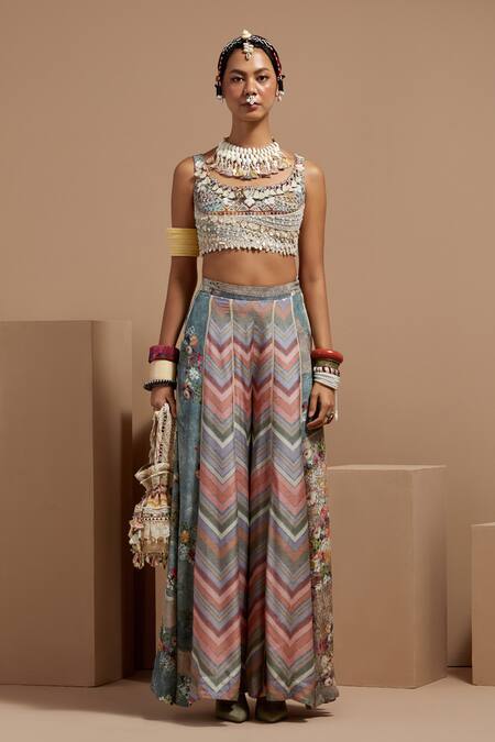 Buy Aseem Kapoor Multi Color Embroidery, Tassels Potli Bag Online at Aza Fashions Buy_Aseem Kapoor_Multi Color Embroidery, Tassels Potli Bag _Online_at_Aza_Fashions