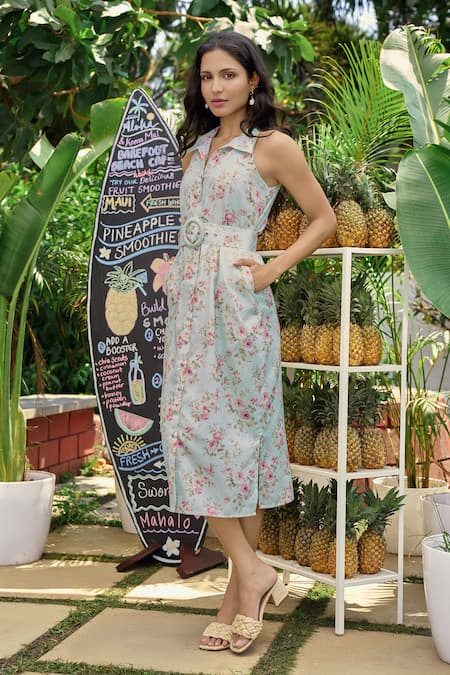 Verano By Tanya Floral Print Julia Midi Dress 