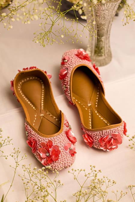 Buy_5elements_Pink Designer Snowdrop Jutti 