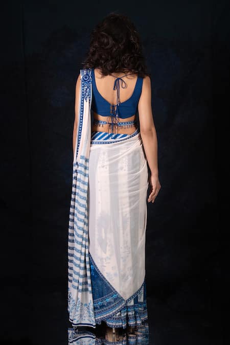 Archana Kochhar Designer Pre-Draped Saree Set