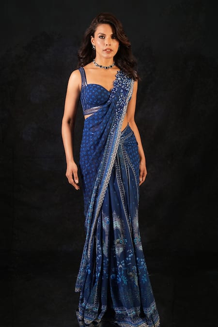 Archana Kochhar Designer Pre-Draped Saree Set 