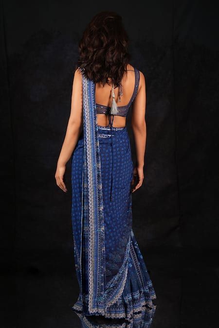 Archana Kochhar Designer Pre-Draped Saree Set