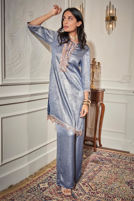 Rimple Agrawal Designer Sequin Kurta Set 