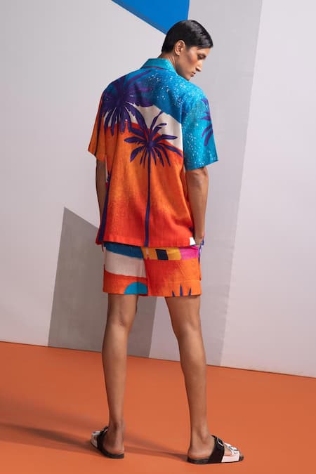 Nautanky Moonkissed Tropics Shirt & Shorts Set 