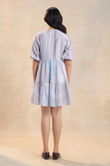 Vedika M Underwater Tiered Dress 