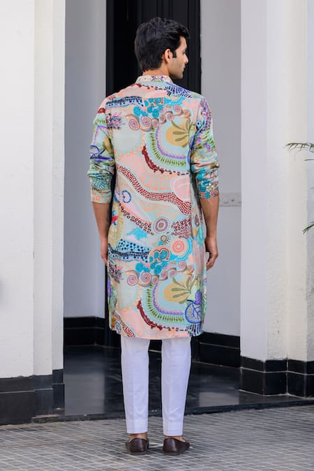 Juhi Bengani Multi Colour Printed Kurta Set 