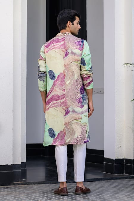 Juhi Bengani Multi Colour Printed Kurta Set 