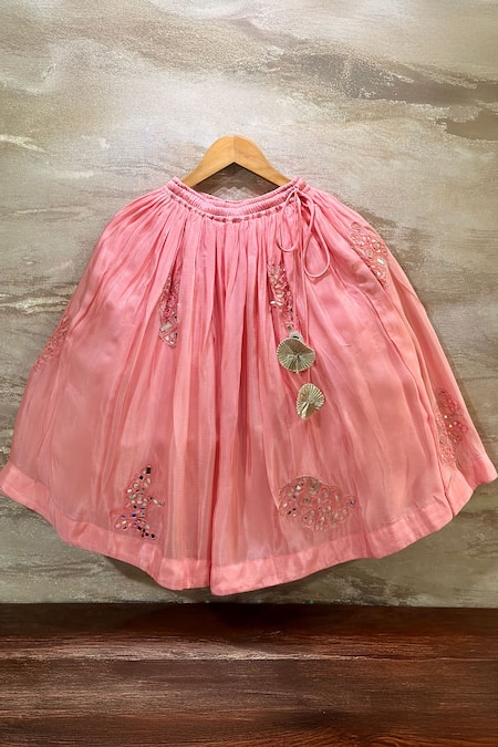 Rage Attire-Sweta Saria Elephant Bird Lehenga Set 